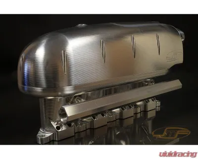 JM Fabrications "Drag Version" Billet Intake Manifold Bosch 80mm DBW TB Flange w/ TPI EVO 7 | 8 | 9 1997-2007 - EVO-INTA-02-BOS-TPI