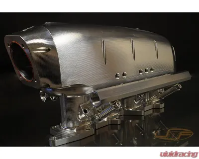 JM Fabrications "Drag Version" Billet Intake Manifold Bosch 80mm DBW TB Flange w/ TPI EVO 7 | 8 | 9 1997-2007 - EVO-INTA-02-BOS-TPI