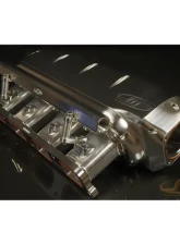 JM Fabrications 74mm Stock Bore Billet & OEM Map Sensor Adapter Intake Manifold w/ Port Injection Ford Ecoboost Mustang 2015+                                     - EBM-INTA-01-STK-MAP - Image 4