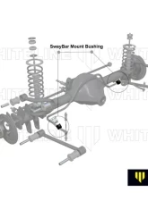 Whiteline 24mm Sway Bar Bushing Kit Mitsubishi Outlander | Lancer 2007-2016                                     - KSK003-24 - Image 2
