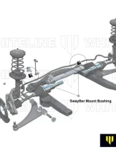 Whiteline 22mm Sway Bar Bushing Kit Audi | Volkswagen 1997-2010                                     - KSK084-22 - Image 2