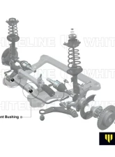Whiteline 24mm Sway Bar Bushing Kit Subaru Legacy 2010-2012                                     - KSK095-24 - Image 2