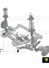 Whiteline Control Arm Lower Inner Rear Bushing  Chevrolet Aveo 2004-2011                                     - W52401 - Image 2