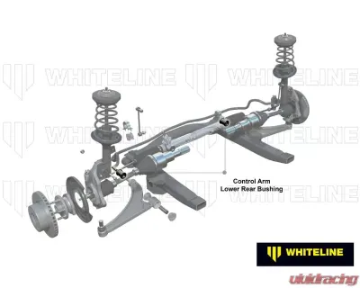 Whiteline Front Control Arm Lower Inner Rear Bushing Standard Replacement Nissan NX | Sentra | Pulsar 1991-2006 - W53430