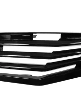 Spec-D Black ABS Mu Style Grille Honda Accord 2008-2010                                     - HG-ACD082MU - Image 2