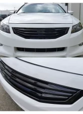 Spec-D Black ABS Mu Style Grille Honda Accord 2008-2010                                     - HG-ACD082MU - Image 3