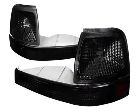 Spec-D Chrome Housing Smoke Lens Corner Parking Turn Signal Lights Ford Ranger 1998-2000