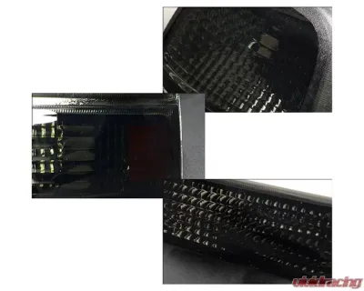 Spec-D Chrome Housing Smoke Lens Corner Parking Turn Signal Lights Ford Ranger 1998-2000 - 2LC-RAN98G-RS