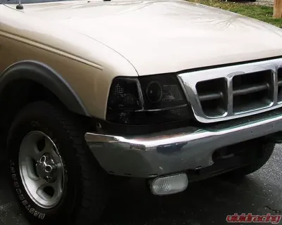 Spec-D Halo Projector Headlights (Black Housing/Smoked Lens) Ford Ranger 1998-2000 - LHP-RAN98SM-RS