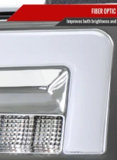 Spec-D Parking Lights Led Sequential Switchback Turn Signal Chrome Housing Clear Lens Chevrolet Colorado 2004-2012                                     - 2LC-COL04CLED-RS - Image 3