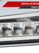 Spec-D Parking Lights Led Sequential Switchback Turn Signal Chrome Housing Clear Lens Chevrolet Colorado 2004-2012                                     - 2LC-COL04CLED-RS - Image 4