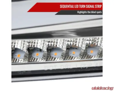 Spec-D Parking Lights Led Sequential Switchback Turn Signal Chrome Housing Clear Lens Chevrolet Colorado 2004-2012 - 2LC-COL04CLED-RS