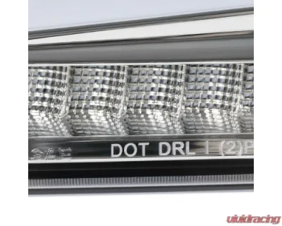 Spec-D Parking Lights Led Sequential Switchback Turn Signal Chrome Housing Clear Lens Chevrolet Colorado 2004-2012 - 2LC-COL04CLED-RS