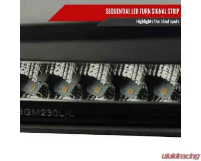 Spec-D Full LED Bumper Corner Signal Lights (Matte Black Housing/Smoked Lens) Chevrolet | GMC | Isuzu 2004-2012 - 2LC-COL04SMLED-RS