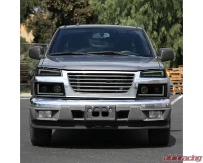 Spec-D Full LED Bumper Corner Signal Lights (Matte Black Housing/Smoked Lens) Chevrolet | GMC | Isuzu 2004-2012 - 2LC-COL04SMLED-RS