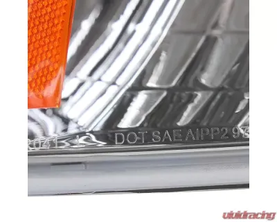 Spec-D Corner Lights (Chrome Housing/Clear Lens) Ford Expedition | F-150 1997-2004 - 2LC-F15097-RS