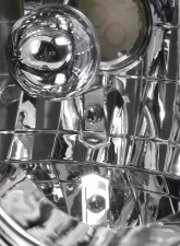 Spec-D Combo Chrome Housing Headlight with Corner Light Ford Mustang 1994-1998                                     - 2LCLH-MST94-RS - Image 3