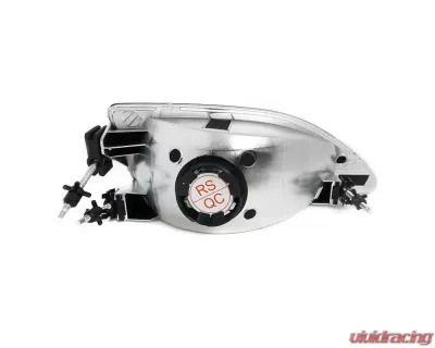 Spec-D Combo Chrome Housing Headlight with Corner Light Ford Mustang 1994-1998 - 2LCLH-MST94-RS