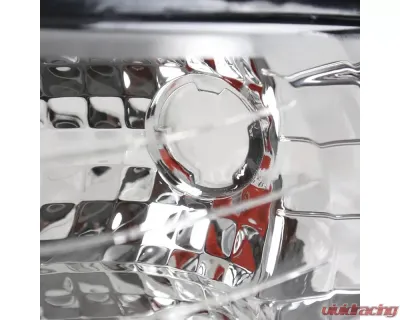 Spec-D Combo Chrome Housing Headlight with Corner Light Ford Mustang 1994-1998 - 2LCLH-MST94-RS