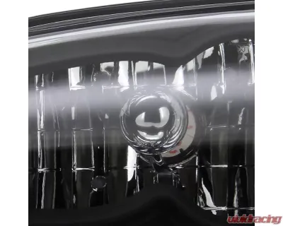 Spec-D Combo Black Housing Headlight with Corner Light Ford Mustang 1994-1998 - 2LCLH-MST94JM-RS