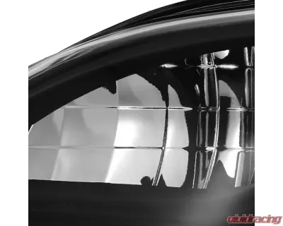 Spec-D Combo Black Housing Headlight with Corner Light Ford Mustang 1994-1998 - 2LCLH-MST94JM-RS