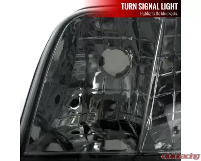 Spec-D Smoke Euro Headlight with Corner Ford Crown Victoria 1998-2011 - 2LCLH-VIC98G-EU