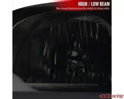 Spec-D Smoked Euro Headlights Chevrolet Cobalt 2005-2010 - 2LH-COB05G-RS