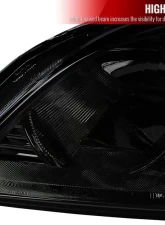 Spec-D  Housing Headlights Smoke Honda Civic 2004-2005                                     - 2LH-CV04G-RS - Image 4