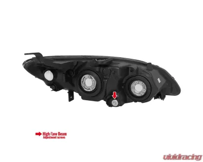 Spec-D  Housing Headlights Smoke Honda Civic 2004-2005 - 2LH-CV04G-RS