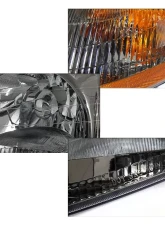 Spec-D Crystal Housing Headlights Smoke Honda Civic 1996-1998                                     - 2LH-CV96G-V2-RS - Image 2