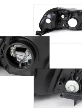 Spec-D Crystal Housing Headlights Smoke Honda Civic 1996-1998                                     - 2LH-CV96G-V2-RS - Image 3
