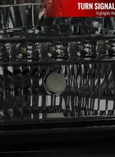 Spec-D Crystal Headlights w/ SMD LED Light Strip (Chrome Housing/Smoked Lens) Ford F-Series | Excursion 2005-2007                                     - 2LH-F25005G-RS - Image 4