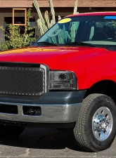 Spec-D Crystal Headlights w/ SMD LED Light Strip (Chrome Housing/Smoked Lens) Ford F-Series | Excursion 2005-2007                                     - 2LH-F25005G-RS - Image 10