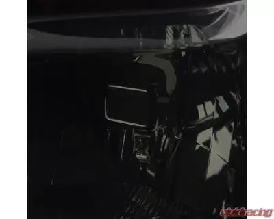 Spec-D Factory Style Headlights w/ Amber Reflectors (Chrome Housing/Smoked Lens) Ford F-Series 2008-2010 - 2LH-F25008G-RS