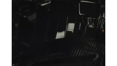 Spec-D Factory Style Headlights w/ Amber Reflectors (Chrome Housing/Smoked Lens) Ford F-Series 2008-2010                                     - 2LH-F25008G-RS - Image 5