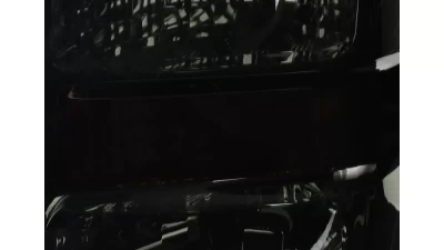 Spec-D Factory Style Headlights w/ Amber Reflectors (Chrome Housing/Smoked Lens) Ford F-Series 2008-2010                                     - 2LH-F25008G-RS - Image 6