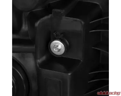 Spec-D Factory Style Headlights w/ Amber Reflectors (Chrome Housing/Smoked Lens) Ford F-Series 2008-2010 - 2LH-F25008G-RS