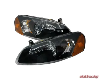 Spec-D Crystal Housing Headlights Black Chrysler Sebring 2001-2003 - 2LH-SEB01JM-KS