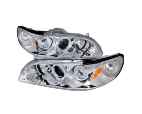 Spec-D Halo Projector Headlights Chrome Honda Accord 1998-2002