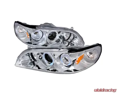 Spec-D Halo Projector Headlights Chrome Honda Accord 1998-2002 - 2LHP-ACD98-KS