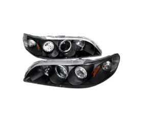 Spec-D Halo Projector Headlights Black Honda Accord 1998-2002