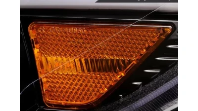 Spec-D LED Sequential Turn Signal Projector Headlights (Jet Black Housing/Clear Lens) Ford Mustang 2015-2020                                     - 2LHP-MST15BK-SQ-TM - Image 7