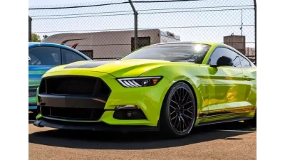 Spec-D LED Sequential Turn Signal Projector Headlights (Jet Black Housing/Clear Lens) Ford Mustang 2015-2020                                     - 2LHP-MST15BK-SQ-TM - Image 10