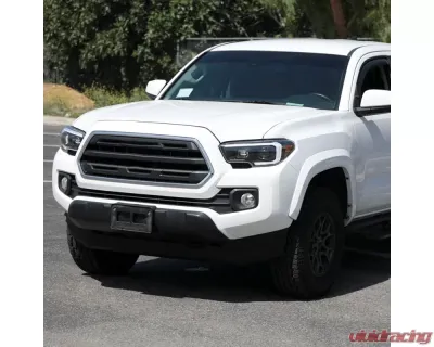 Spec-D Switchback LED C-Bar Projector Headlights (Matte Black Housing/Clear Lens) Toyota Tacoma 2016-2023 - 2LHP-TAC16JM-TM