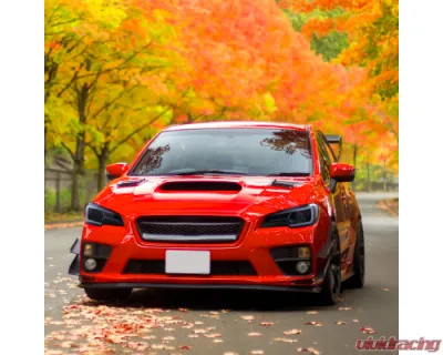 Spec-D Sti Projector Headlights Drl Led Bar Glossy Black Housing Smoked Lens Switchback And Sequential Turn Signal Subaru WRX 2015-2021 - 2LHP-WRX15G-SQ-TM