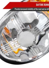 Spec-D Factory Style Turn Signal Bumper Lights (Chrome Housing/Clear Lens)  GMC Sierra | Yukon 1999-2007                                     - 2LB-DEN00-RO - Image 3