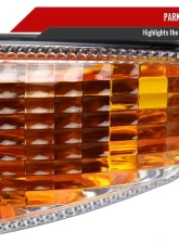 Spec-D Factory Style Turn Signal Bumper Lights (Chrome Housing/Clear Lens)  GMC Sierra | Yukon 1999-2007                                     - 2LB-DEN00-RO - Image 5