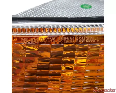 Spec-D Factory Style Turn Signal Bumper Lights (Chrome Housing/Clear Lens)  GMC Sierra | Yukon 1999-2007 - 2LB-DEN00-RO