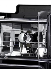 Spec-D Factory Style Headlights w/ Bumper & Corner Lights (Matte Black Housing/Clear Lens) Chevrolet 1994-1998                                     - 2LBCLH-C1094JM-TM - Image 2