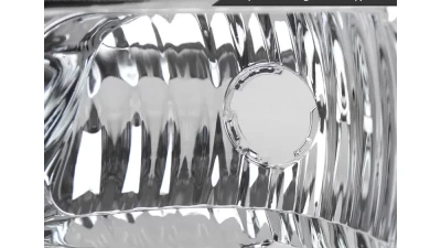 Spec-D LED Bar Factory Style Headlights (Chrome Housing/Clear lens) Chevrolet Silverado | Avalanche 2002-2007                                     - 2LBLH-SIV03-G3-GO - Image 6